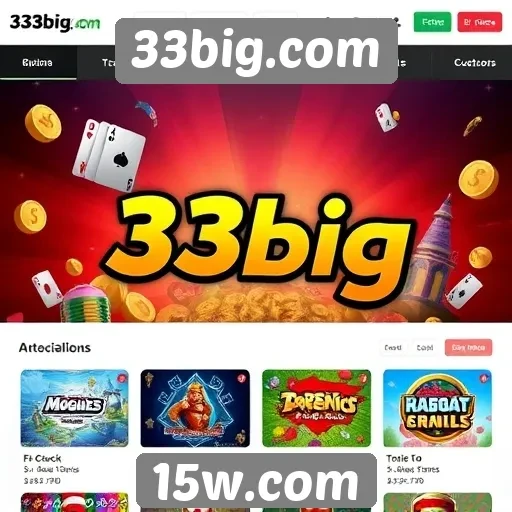 33big.com apresenta nova variedade de jogos online